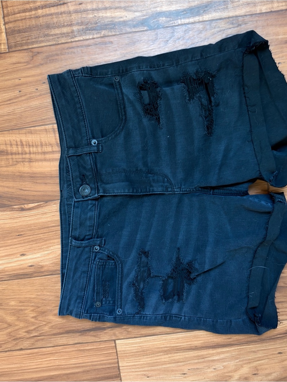 american eagle jean shorts size 12